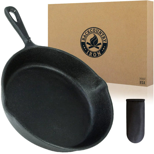 Backcountry Iron Pre-Seasoned Cast Iron Skillet